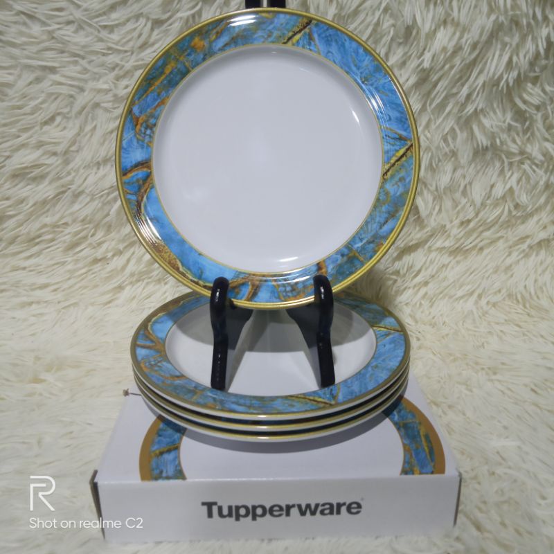 Tupperware 4Pc. Ocean Marble Dessert Plate Box set Shopee Philippines