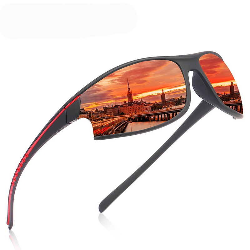 amber mirror polarized sunglasses