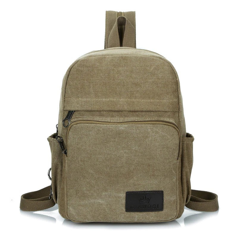 men's small canvas backpack