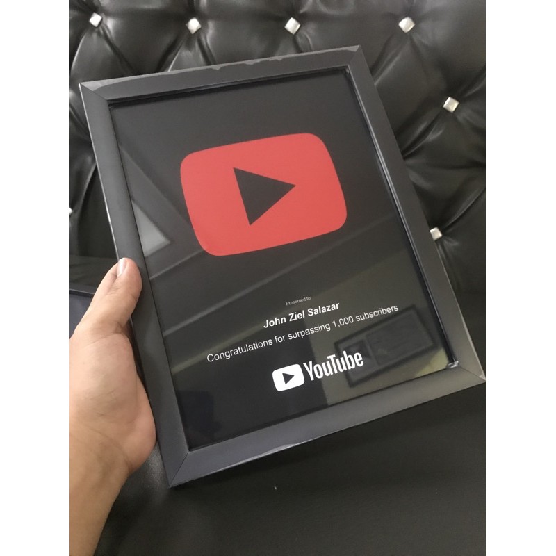 Youtube Play Button With Frame Plain Shopee Philippines