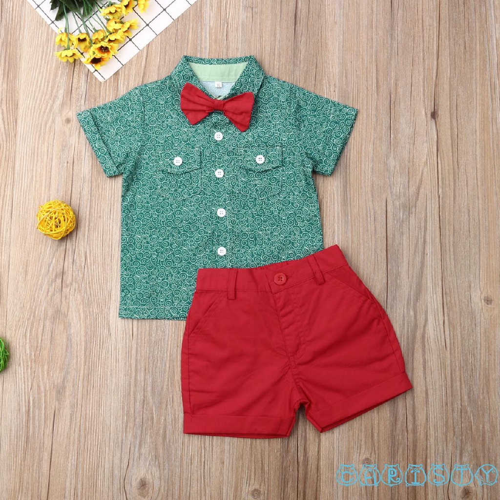 baby boy green button down shirt