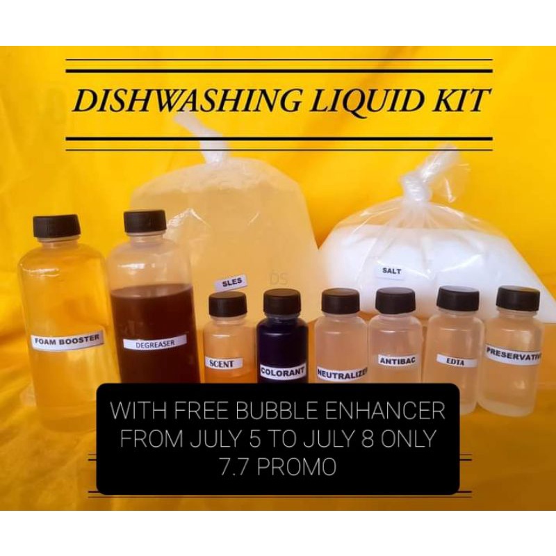DISHWASHING LIQUID DIY KIT 17 18 LITERS YIELD Shopee Philippines