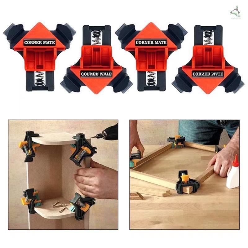 4pcs Angle Clamp Corner Mate Woodworking Locator Hand Fixing Clips ...