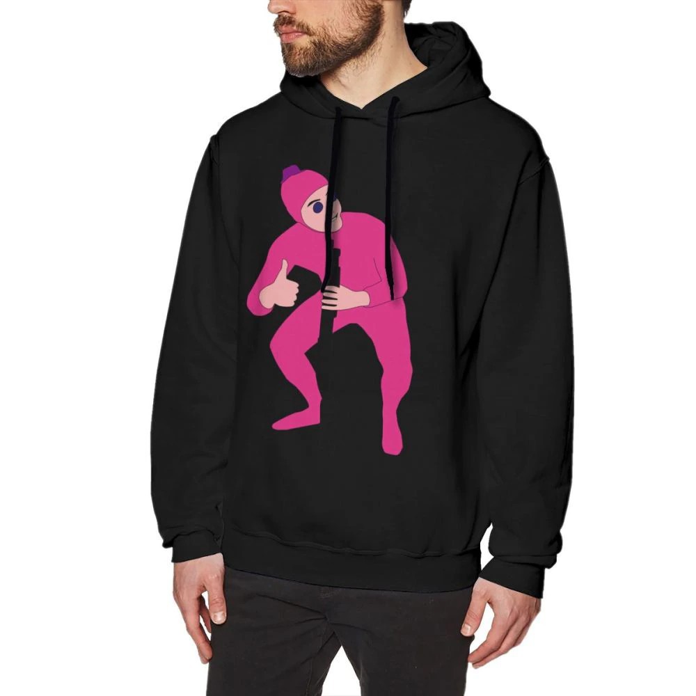 pink guy hoodie