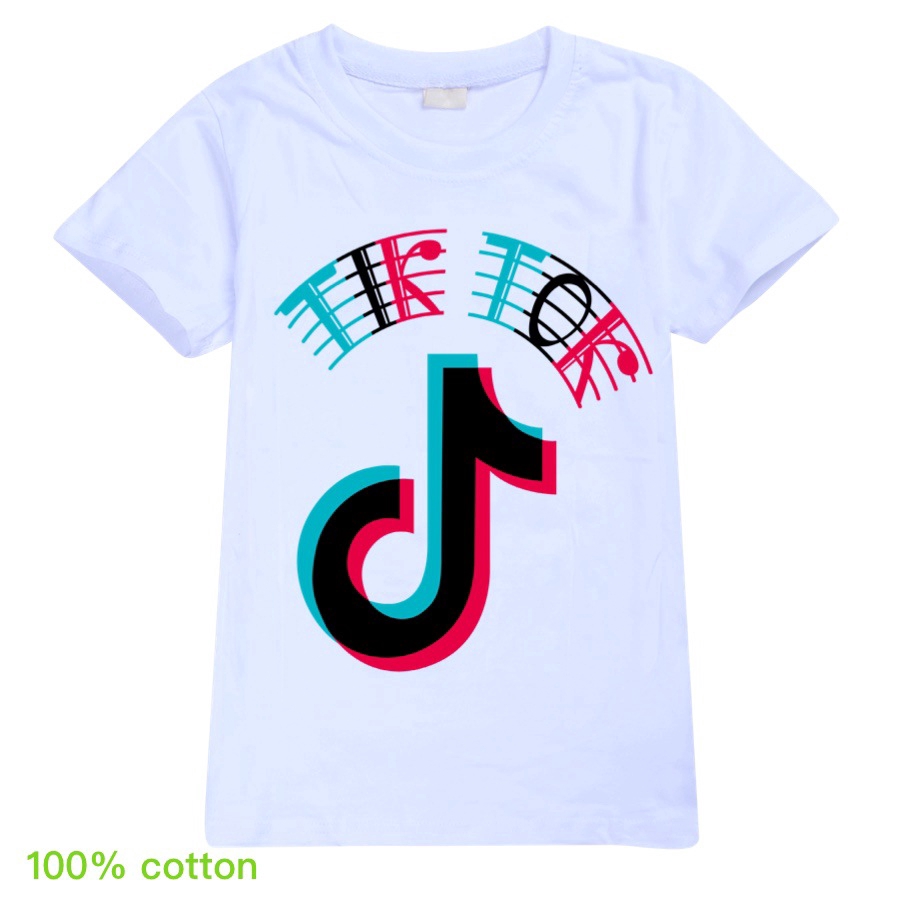 Tngstore Tiktok Tik Tok Douyin Tops T Shirt Boy Girl Shopee Philippines - tngstore t shirt roblox top short sleeve boy girl