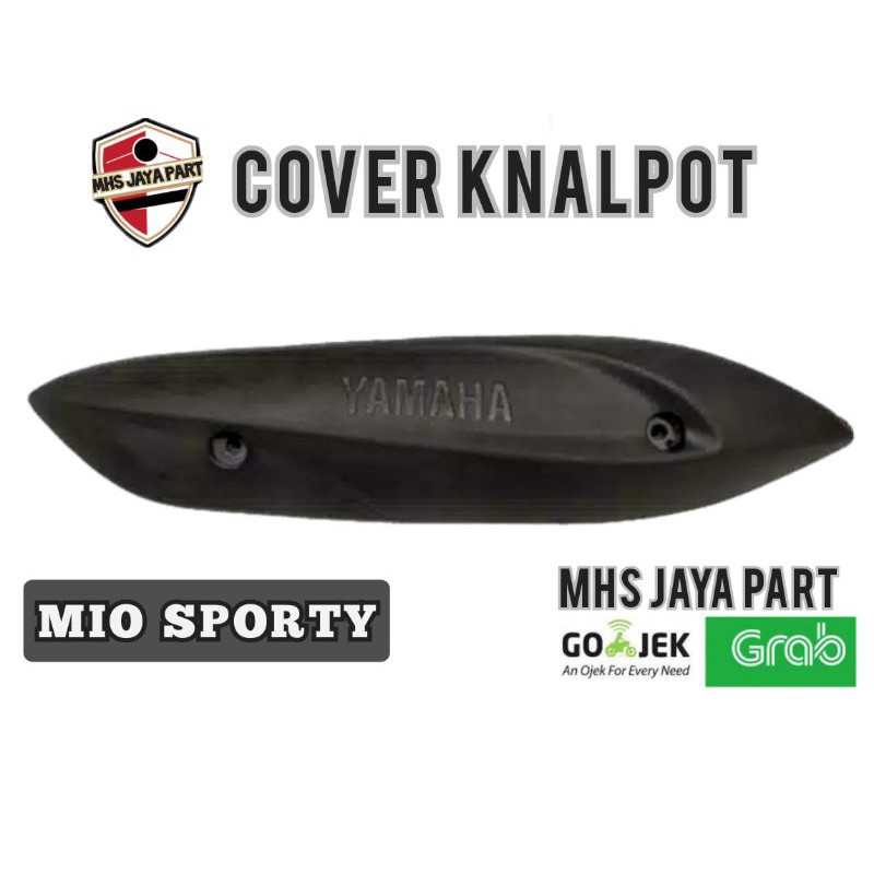 Black Matte Muffler Cover for Yamaha Mio Sporty Motorcycle Accessories