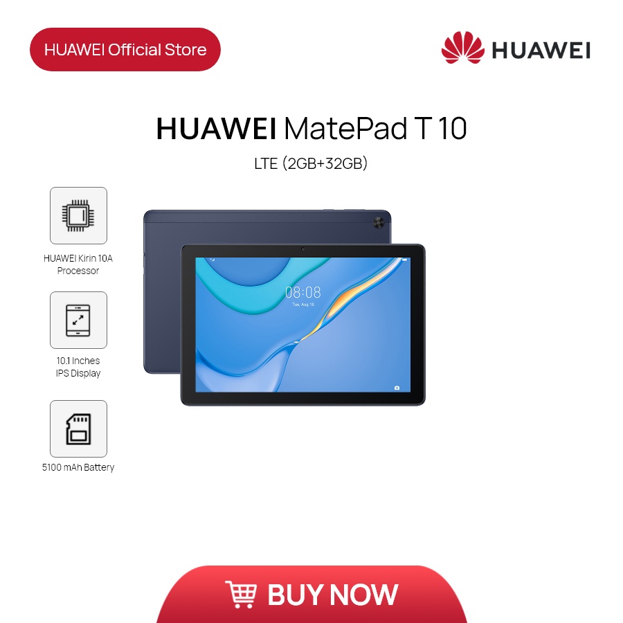 HUAWEI MatePad T 10 Tablet | 2GB+32GB | LTE / WiFi | 9.7 inches Screen ...