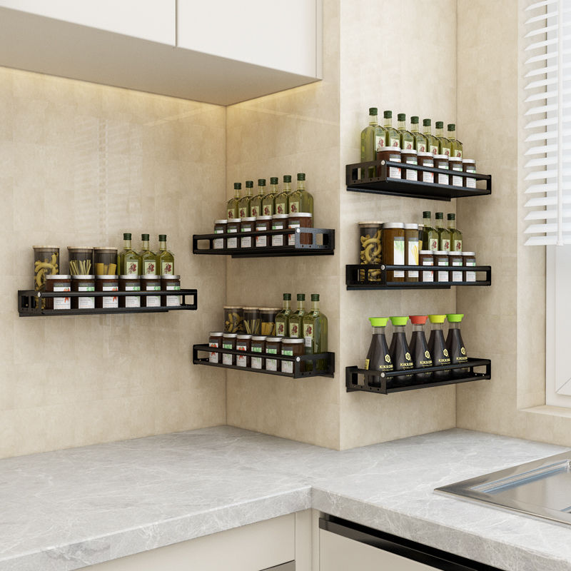 KONG Spice Rack Wall Mounted Kitchen Organizer Condiments Organizer ...