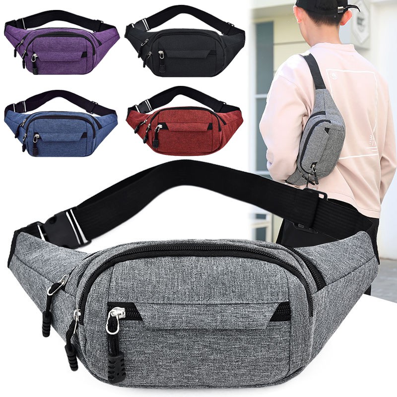 mens shoulder fanny pack