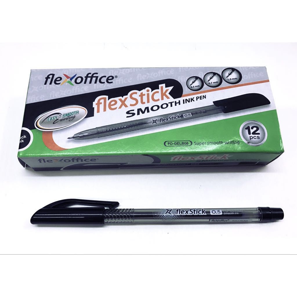 Flex Stick Ballpen 0.5/0.7mm - 12pcs 