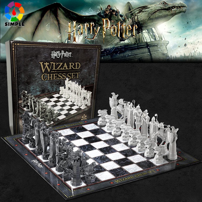 Harry Potter Wizard Chess Game Replacement White Rook Pieces Parts Mattel 2009 
