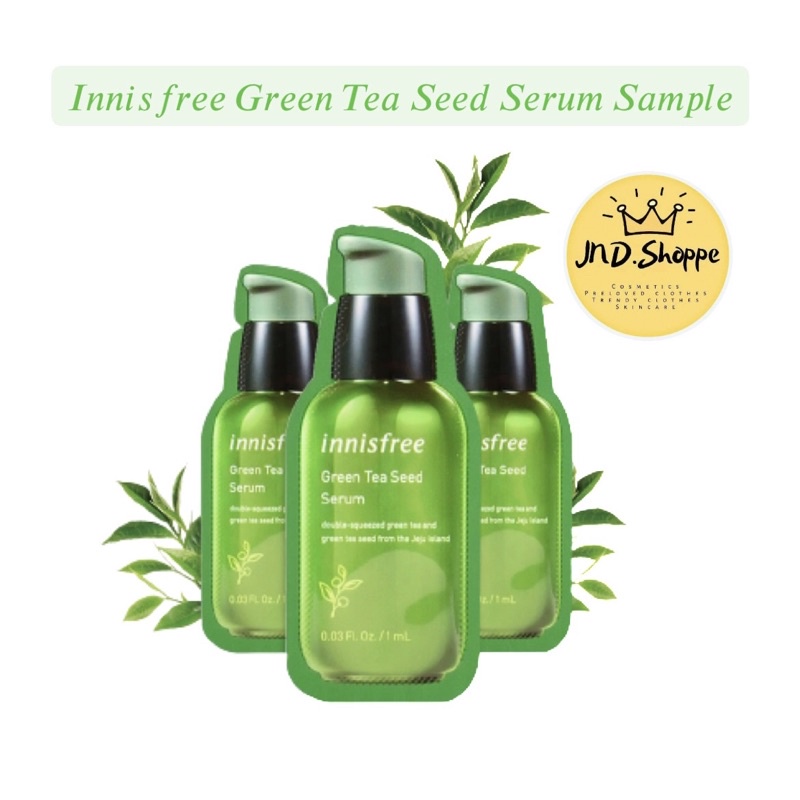 INNISFREE GREEN TEA SEED SERUM SAMPLE 1ML (1pc) Shopee Philippines