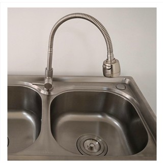 vhorse 304 stainless 360° flexble kitchen sink faucet#VH-8051/57B #3
