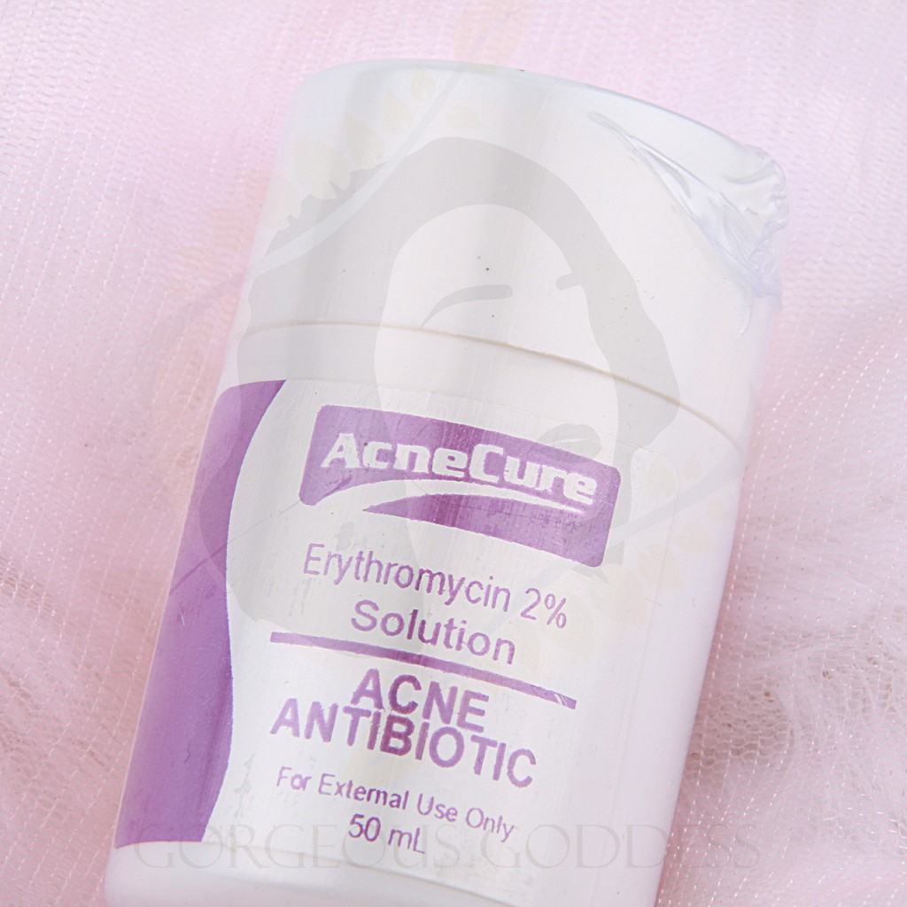 100 AUTHENTIC AcneCure Erythromycin 2 Solution Acne Antibiotic 50ml