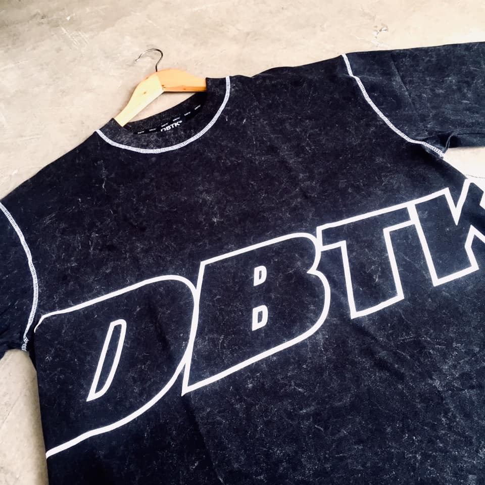 DBTK ACID WASHED SLANT TEE - LOCAL CLOTHING BRAND | Shopee Philippines