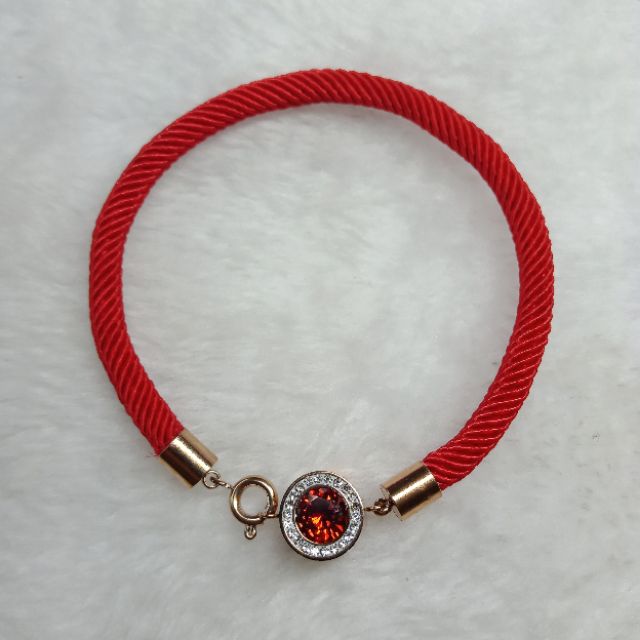 bvlgari red string bracelet