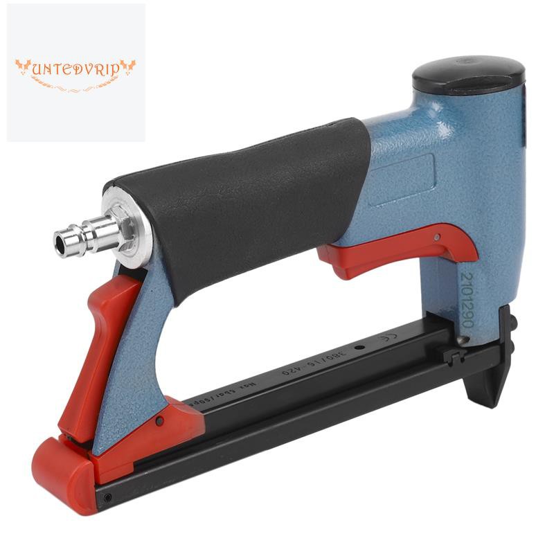 1/2 Inch Pneumatic Air Stapler er Fine Stapler Tool For Furniture Blue er Tool 4-16Mm Woodworking Pneumatic Air Power Tool