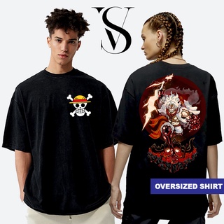 tshirt for men◕A.Oversized Anime Shirt - VS - One Piece - Luffy Gear 5 - Oversized #7