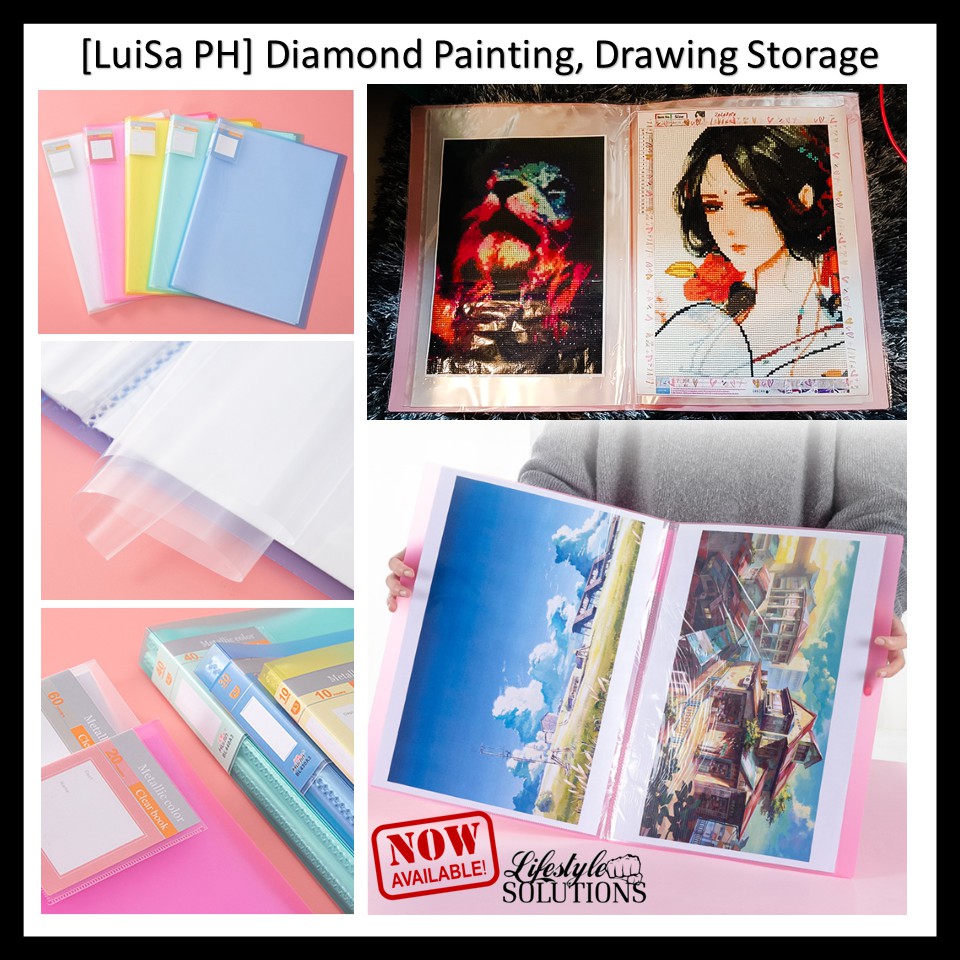 Diamond painting Display Clear Book Storage A3, 4k, A2 DP, Poster