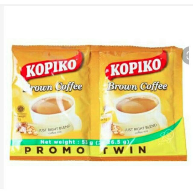 Kopiko Brown Coffee Twin Pack 53g / 10 pcs. Shopee Philippines