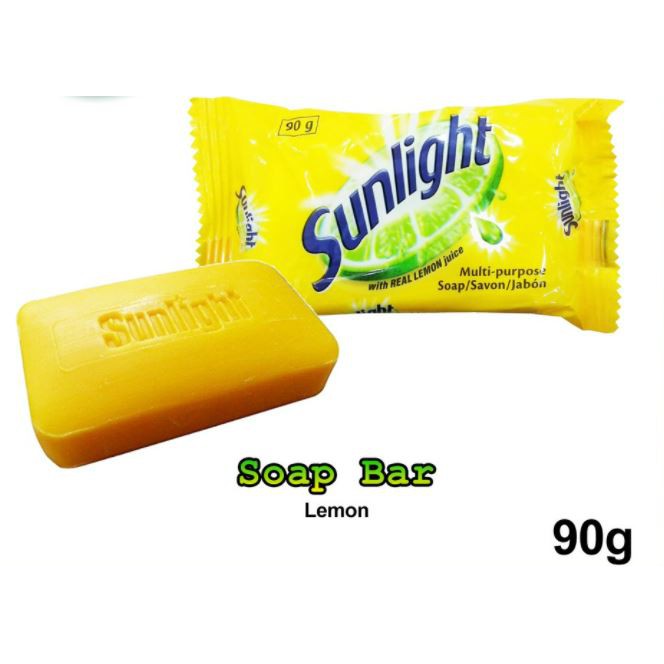Sunlight Multi Purpose Lemon Soap Bar 90G Shopee Philippines