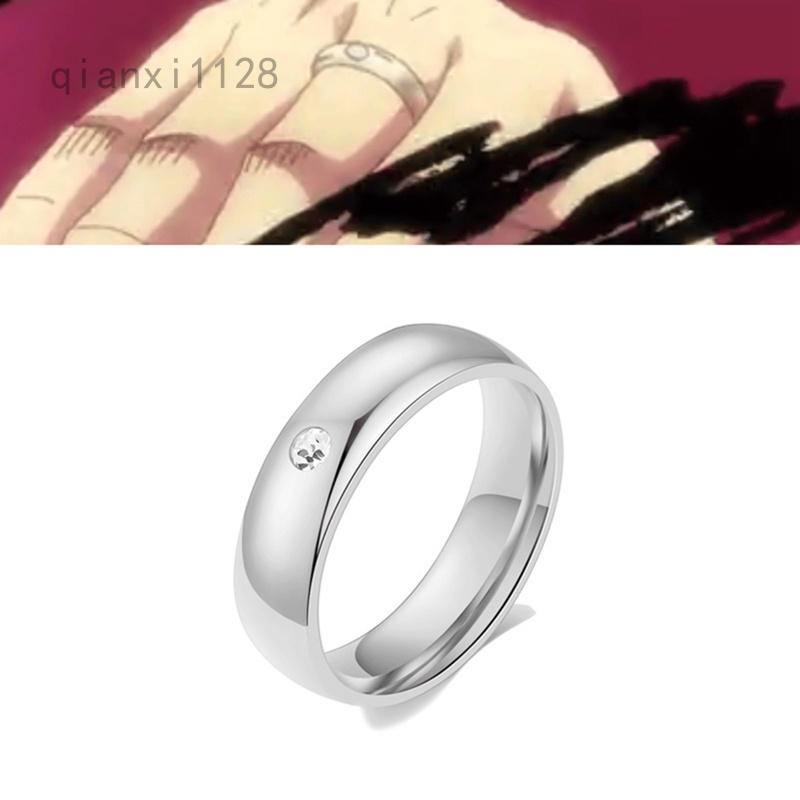 Jujutsu Kaisen Ring Stainless Steel Ring Unisex Symbol Titanium Rings ...