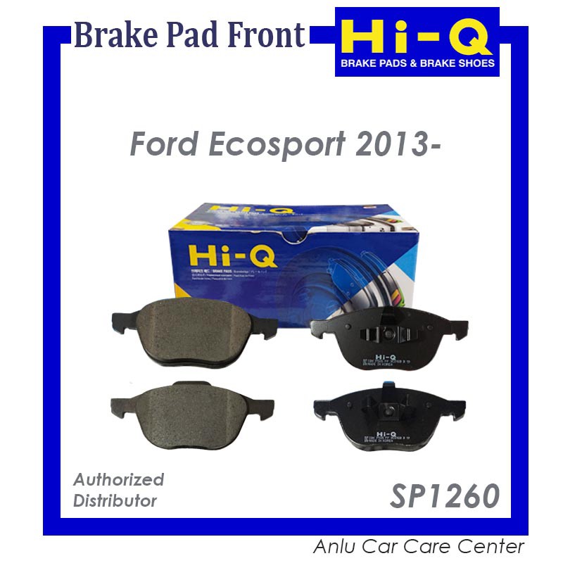 HiQ Brake Pads Front For Ford Ecosport 2013 (SP1260) Shopee Philippines