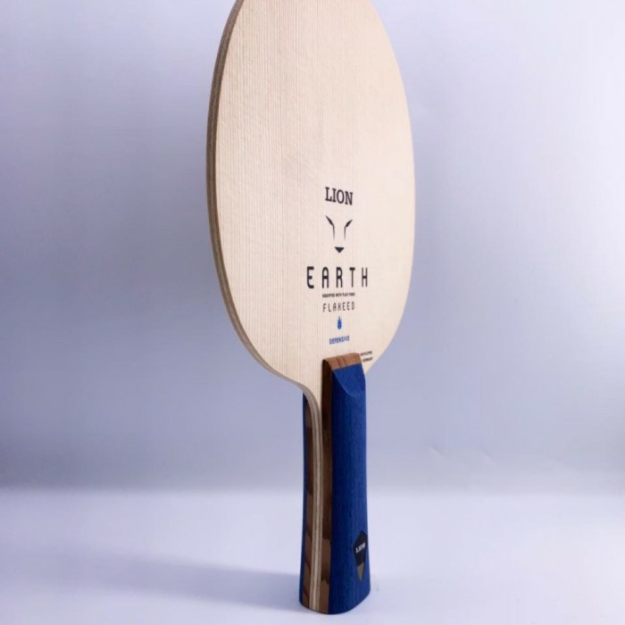 KAYU Indahyantiputri Bat Wood Table Tennis Lion Earth Defence Table