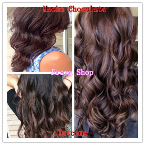 Mocha Chocolate Hair Color with Oxidant ( 7.77 Bremod Permanent Hair ...