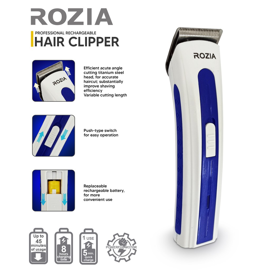 rozia professional hair clipper