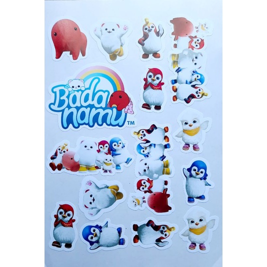 15pcs Badanamu characters in A4 sticker | Shopee Philippines