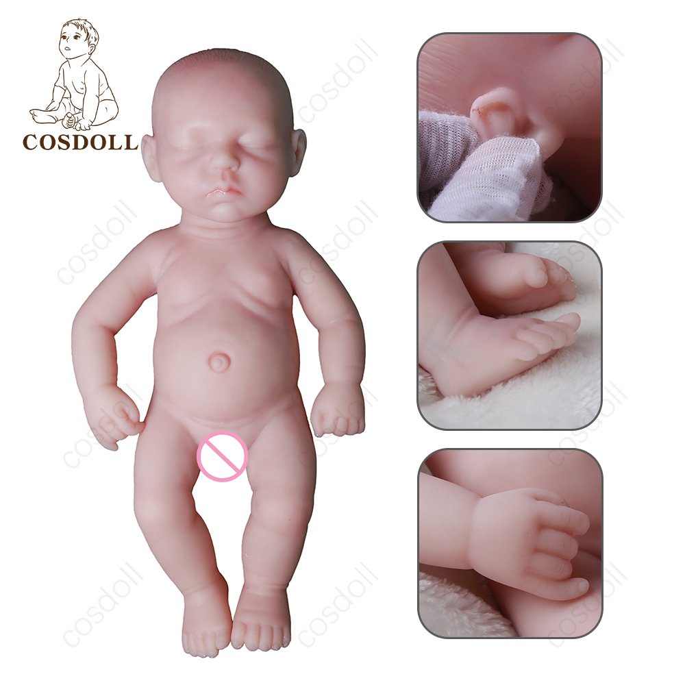 Reborn Doll 31cm 1 05kg 100 Silicone Bebe Reborn Doll Realistic Baby Toy For Children S Baby Toys Ki Shopee Philippines