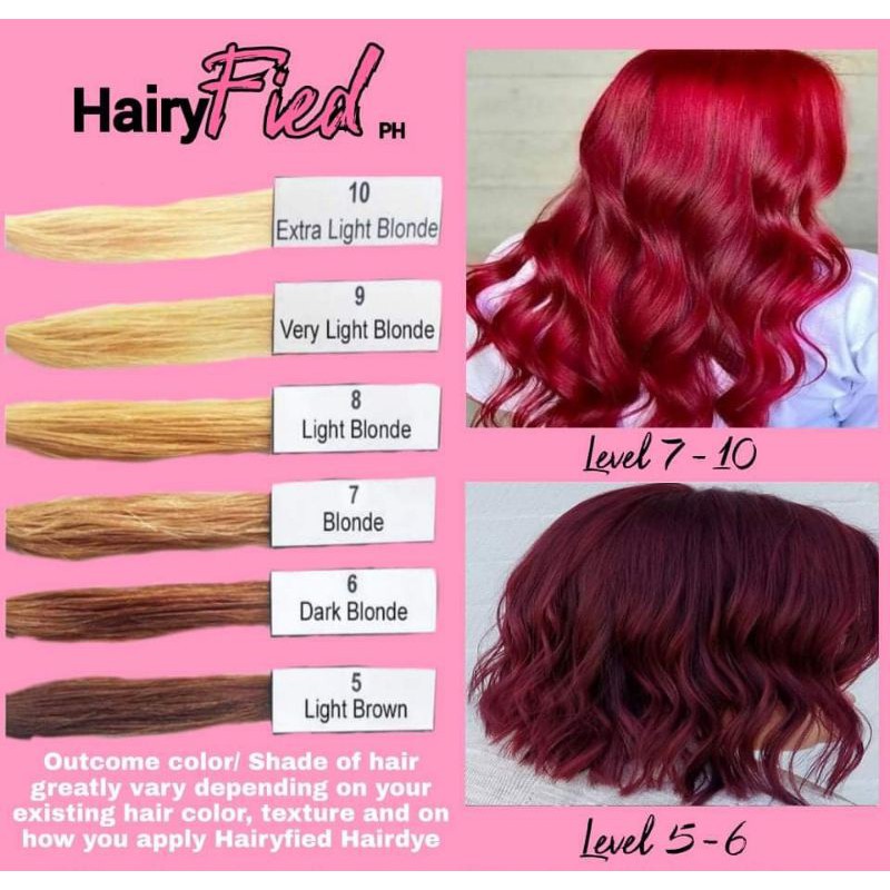 ROSSY RED HAIRYFIED HAIR DYE | Shopee Philippines