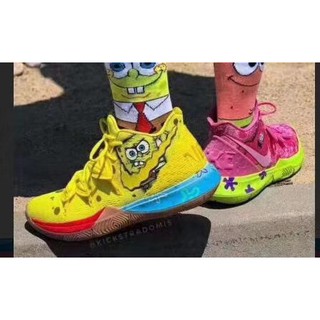 sepatu pria nike kyrie 5 x spongebob 'gary the snail