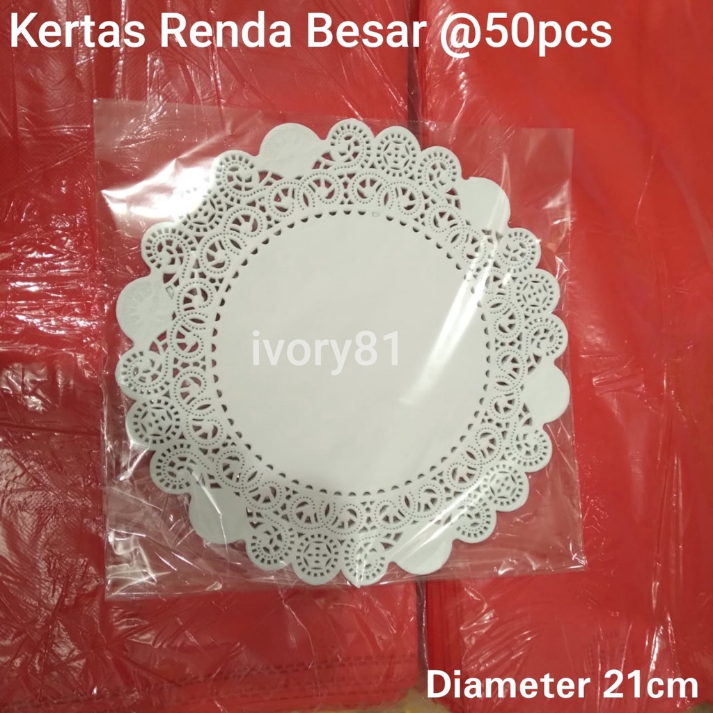 Large White Lace Paper dollies Paper Rice Balls Shopee Philippines