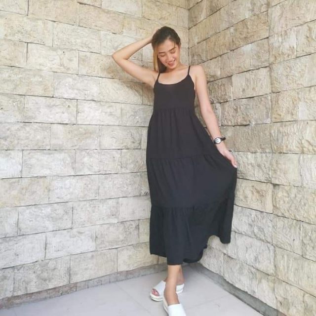cheesecloth maxi dress