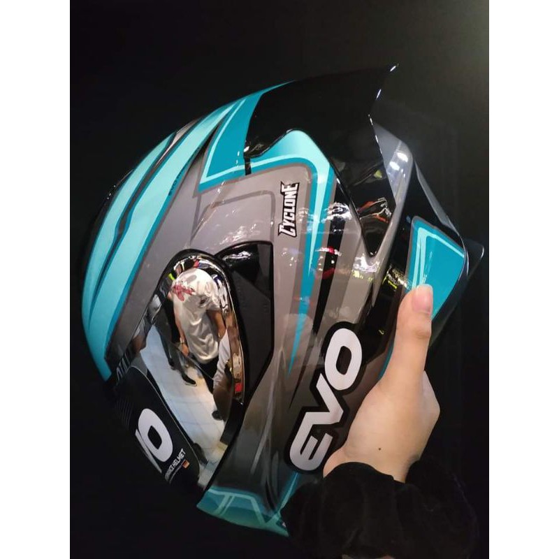 Evo Helmet Gt Pro Mono Color Wraith Shopee Philippines