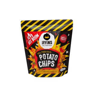 IRVINS Salted Egg Hot Boom Potato Chips 105g (Small) | Shopee Philippines