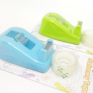 TAPE DISPENSER WITH TAPE STATIONARY SET