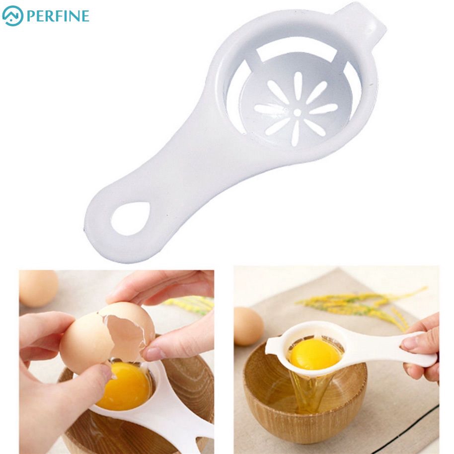 Egg Yolk Separator Tool Easy Cooking White Sieve Plastic Kitchen Gadget Colorful 