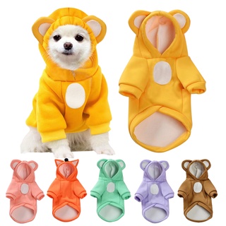 Sweet Dog Clothes sweatshirt for Small Dogs Shih Tzu Yorkshire Hoodies Sweatshirt Soft pet clothes for dog Puppy Dog Cat Costume Clothing