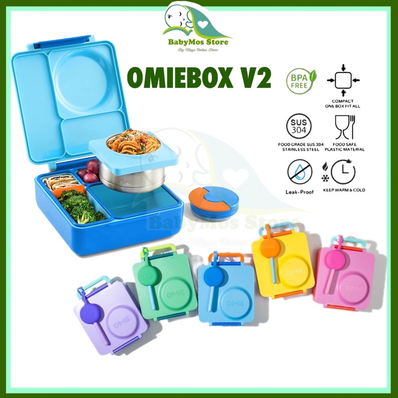 OMIELIFE OmieBox Hot & Cold Insulated Bento Box (5 Colours) V2 *NEW ...