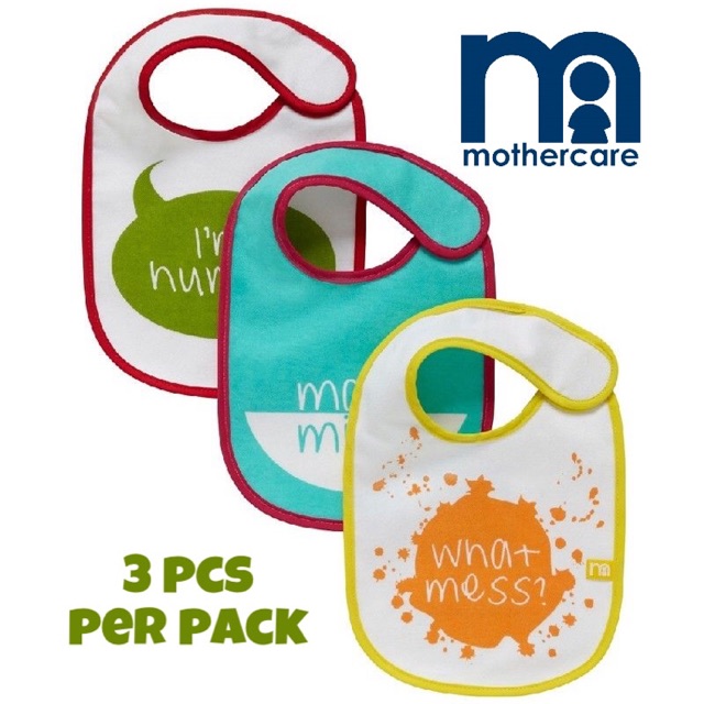 mothercare bibs with sleeves