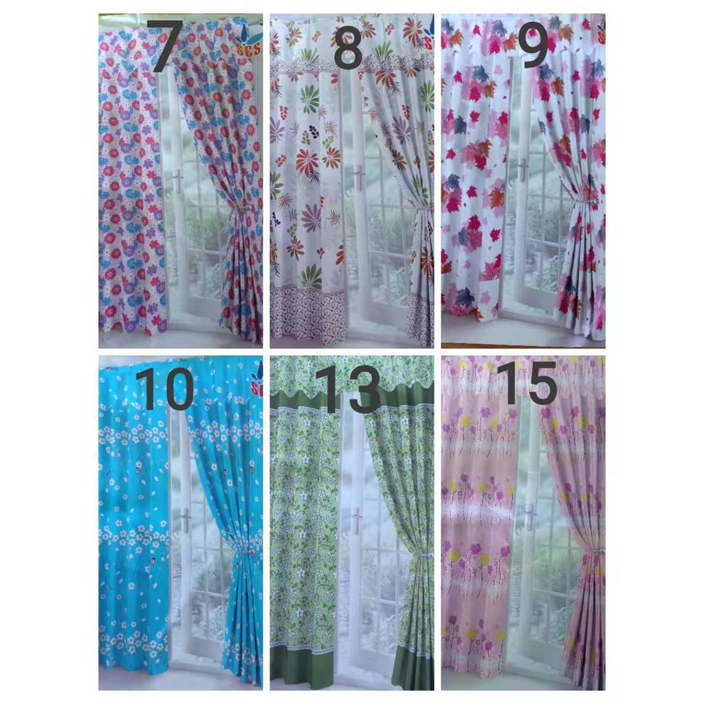 1pc Modern Fashion Curtain Home Decor 130x180cm 3007 Shopee Philippines