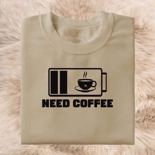Need Coffee T-shirt Aesthetic minimalist Statement shirt Tees unisex high quality