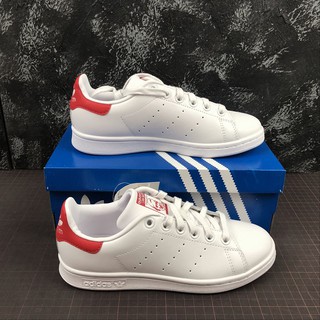adidas stan smith white red