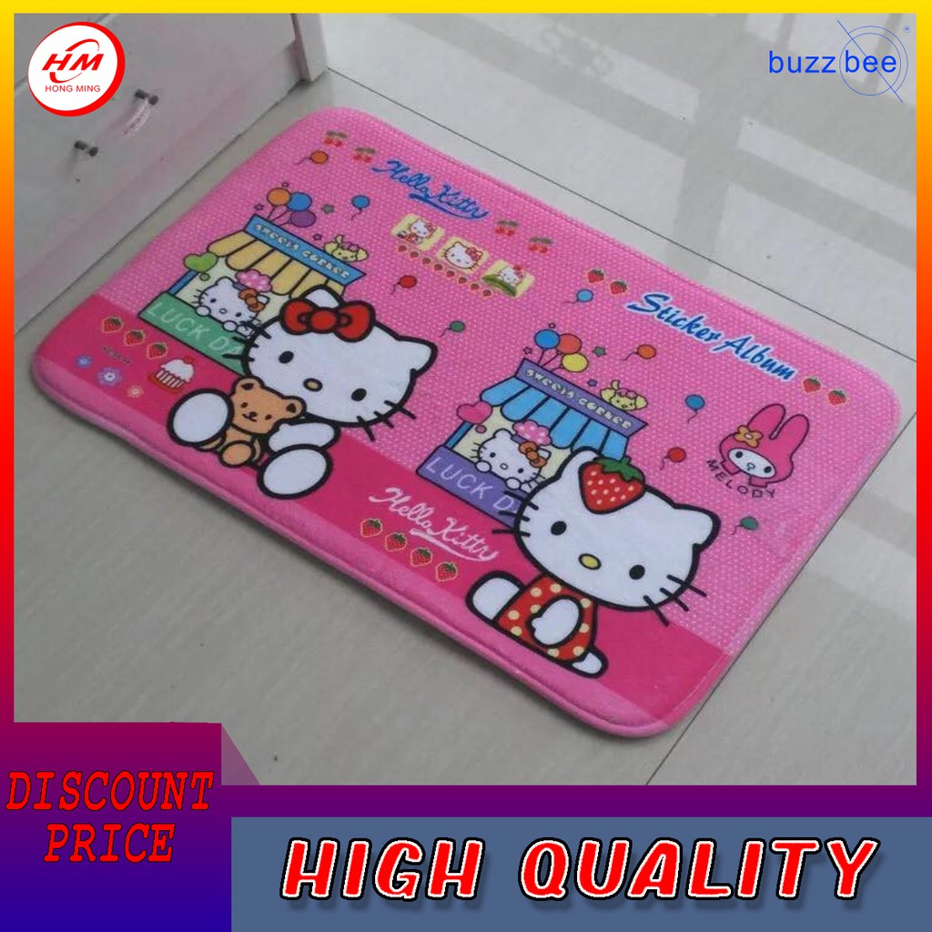 NEW HELLO KITTY DOORMAT rectangular hello kitty doormat Shopee