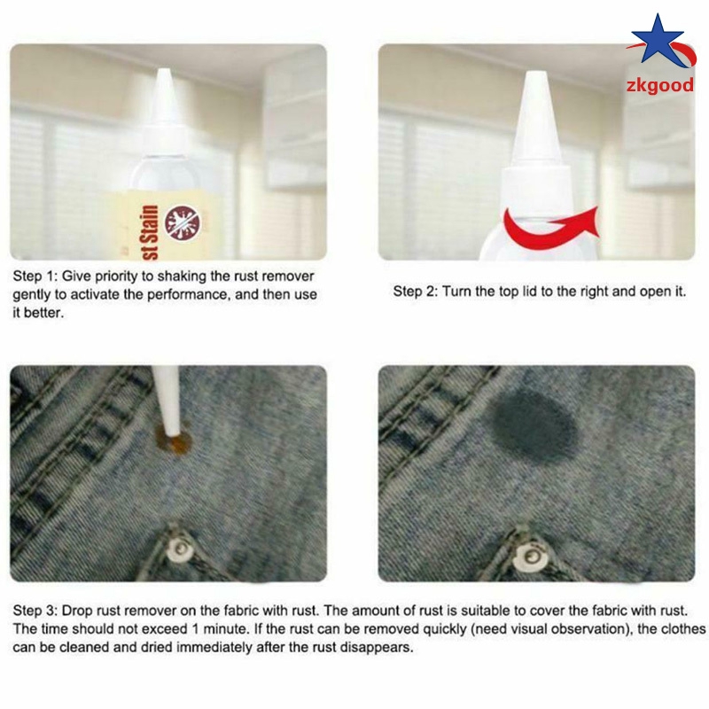 Fabric Rust Stain Remover Multi-purpose Clothes Cleaner Waterless Clothing  Cleansing Agent | Shopee Philippines