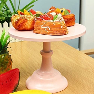 New Stock Metal Iron Cake Stand Round Pedestal for Birthday Wedding Gold/Pink/Green/Black N5P #6