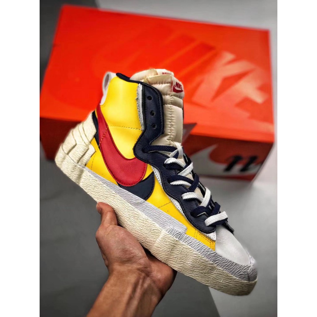 yellow sacai blazer